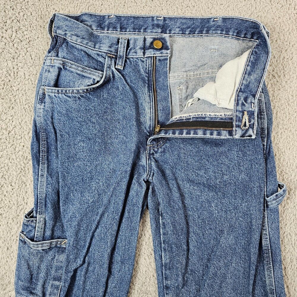 Bulwark FR Jeans Mens 30x29 Blue Carpenter Utility Flame Resist Work NFPA 2112